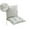 Gray, variant on VQPeo Back Chair Cushions Thickened Office Chair Seat Cushion Indoor Outdoor Rocking Patio Chair Cushions Upper and Lower with Ties One-Piece Dining Chair Pad