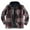 Wine, variant on Dovford Men's Quilted Lined Flannel Hooded Shirt Jacket, Soft Warm Long Sleeve Outdoor Cotton Plaid Shirt Jackets 2025