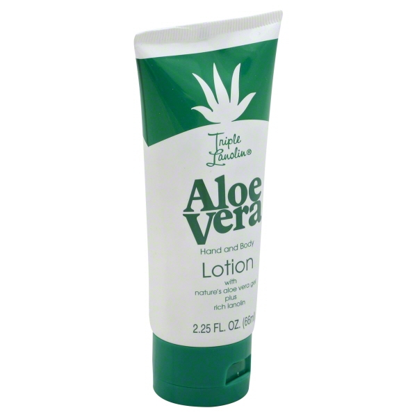 Triple Lanolin Aloe Vera Hand and Body Lotion 2.25 Oz (3 Pack