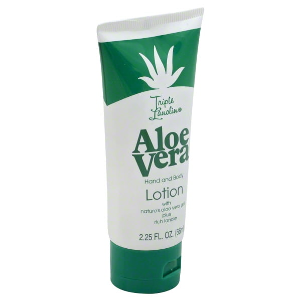 Triple Lanolin Aloe Vera Hand and Body Lotion 2.25 Oz (3 Pack