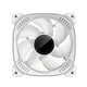 thumbnail image 4 of Ventilador ARGB de caja, ventilador de refrigeración de 120mm, ventilador RGB direccionable de 5V y 3 pines (positivo), PC blanca, 4 of 9