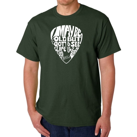 Men's Word Art T-shirt - Guitar Pick