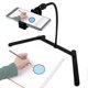 thumbnail image 5 of Adjustable Tripod with Cellphone Holder, Overhead Phone Mount, Table Top Teaching Online Stand for Live Streaming, 5 of 5