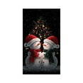 thumbnail image 2 of Christmas Door Curtain with Waterproof Holiday Scene for Home Decor and Photo Backgrounds, 2 of 6