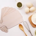 thumbnail image 3 of 6 Pieces Christmas Mini Wooden Cutting Board with Handle Unfinished Wood Paddle Rectangle Chopping Board Tray Cutouts, 3 of 8