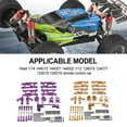 thumbnail image 4 of ZheElen Aluminum Alloy 1/14 Front Rear Upper Suspension Arm 1x Perfect Style Rc Front Rear Upper Suspension Arm For Wltoys 144001 Titanium, 4 of 6