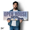 thumbnail image 4 of Open House Vinyl Decal 24 Inch x 9 Inch Weatherproof Heavy-Duty Adhesive Backing | Real Estate Promotions, Event Marketing, Professional Signage | Made in USA, 4 of 6