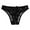 Black, variant on Rbaofujie Women's Lace Hollow Open Crotch Panties Underwear Knickers Lingerie ThongsHot Pink XL Girls Underwear
