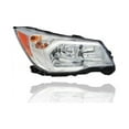 thumbnail image 3 of Headlight Assembly - Compatible/Replacement for '14-16 Subaru Forester 2.5L - With Chrome Bezel - Pair, Left Driver + Right Passenger Set - 84001SG081, 84001SG091 CAPA, 3 of 4