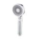 thumbnail image 1 of Matsuzay Cabezal de ducha de mano, 3 modos de aumento de presión, cabezal de ducha desmontable, lavable, rociador de baño con parada de una tecla, Juegos de accesorios de baño Plata Matsuzay HA011773-03, 1 of 6