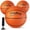 Orange, variant on PlayBolt Size 3 Mini Basketballs – 7 Inch, 3 Pack