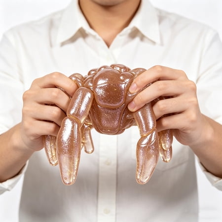 Cute 5 Limbed Alien Squeeze Stress Ball for Adults Soft Silica Gel Slow Rising Fidget Toy for Anxiety Sensory Relief Ball for Office Relaxation