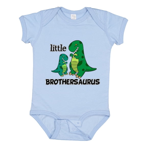Inktastic Little Brothersaurus Boys Baby Bodysuit