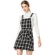 thumbnail image 1 of Disfraz de San Patricio Allegra K Vestido general tirantes ajustables Blanco negro M, 1 of 6
