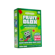 FruitBlox Unspeakable Apple Strawberry Fruit Snacks, 22 Count