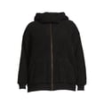 thumbnail image 5 of Terra & Sky Women's Plus Size Full-Zip Faux Sherpa Jacket, 5 of 5