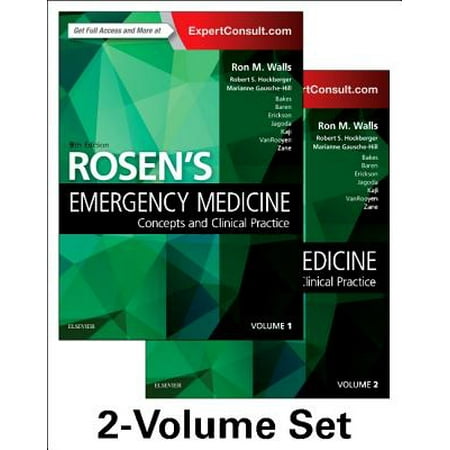 Rosen's Emergency Medicine: Concepts and Clinical Practice : 2-Volume (Best Clinical Medicine Textbook)