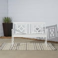 thumbnail image 4 of Banc en bois dur gratté à la main de 4 pieds pour patio extérieur Renaissance Diamond, 4 of 6