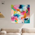 thumbnail image 3 of Gossamer Colors Canvas Modern Colorful Print by Art Remedy, Gallery Wrapped, 40" x 40", 3 of 7