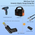 thumbnail image 1 of Adaptador de 15V Tipo C PD hembra a macho DC Likrtyny Negro, 1 of 5