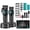 V-886S2 green, variant on TTOOGO Cordless Barber Clipper Set, Hair Clipper and Trimmer Kit with Charging Base, LED Display, Turbo Motor, Adjustable Taper Lever, USB Rechargeable Hair Cutting Machine for Men