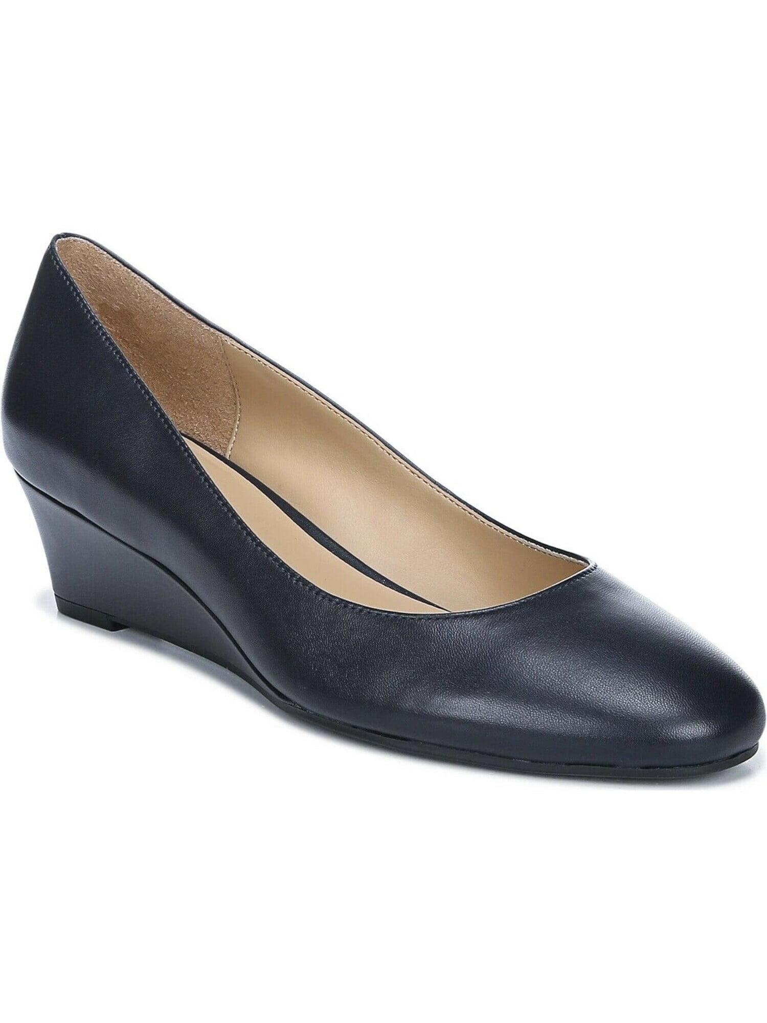 Naturalizer Womens Pilar Leather Round Toe Wedge Heels - Walmart.com