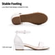 thumbnail image 5 of Sandalia DREAM PAIRS SDSD2320K Blanca Tacón Bajo Niñas 12, 5 of 6
