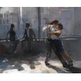 thumbnail image 2 of Haenraets, Willem 23x20 Gold Ornate Wood Framed with Double Matting Museum Art Print Titled - Tango Argnetino V, 2 of 4