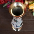 thumbnail image 6 of Brass Metal Flower Vase, 6 of 9