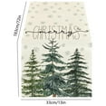 thumbnail image 3 of Cinvoph Christmas Table Runner Xmas Tree Snowfalke Table Runner, Seasonal Winter Kitchen Dining Table Decoration for Home Party Decor 13"x72", 3 of 6