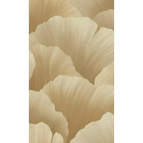 Brown Coral Like Petals Bold Floral Printed Non Woven Non-Pasted Textured Wallpaper 57 Sq. Ft.