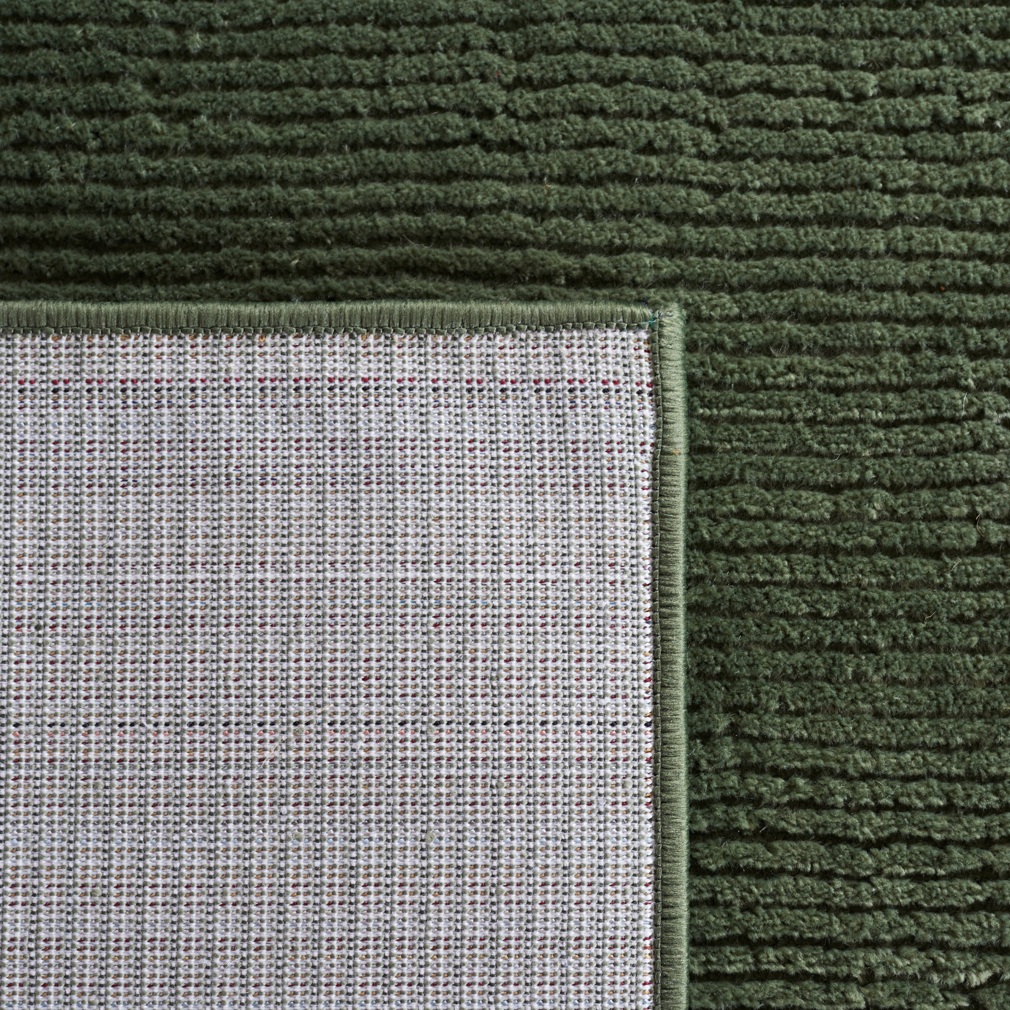 SAFAVIEH Revive Hyram Solid Polyester Area Rug, Green, 8' x 10'