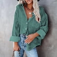 thumbnail image 2 of gakvbuo Clearance Items All 2022!Sweaters For Women Fall Fashion 2022Fashion Women Solid Color Long Sleeve Comfortable Breathable V-Neck Shirt Tops, 2 of 6