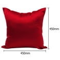 thumbnail image 3 of Funda de almohada de tiro de color sólido de seda satinada simple funda de cojín de coche (bzl01-188 JShteea Libre de BPA, 3 of 4