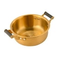 thumbnail image 4 of CoudarTitie Korean Ramen Pot Double Handles Dishwasher Stockpot Multipurpose Heavy Duty Fast 20cm Gold, 4 of 9