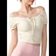 thumbnail image 1 of Camiseta de Verano con Cuello Halter y Hombros Descubiertos para Mujer, de Corta, de Punto Acanalado y Hombros Descubiertos M, 1 of 8