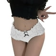 thumbnail image 1 of B91xZ Culottes Douces pour Femmes, Confort Super Cool, Bikini en Coton, Blanc L, 1 of 4