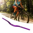 thumbnail image 4 of Handle Bar, Comfortable Mountain Bike Handlebar Aluminium Alloy Wide Compatibility  For Replacement Purple, 4 of 8