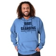 thumbnail image 3 of Dad Knows A lot Grandpa Everything Men's Big & Tall Graphic Hoodie Brisco Brands 5X, 3 of 5