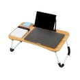 thumbnail image 5 of Mind Reader Portable Laptop Desk with Collapsible Legs, Beige, 5 of 9