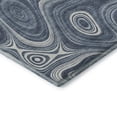 thumbnail image 3 of Addison Rugs Mayfield Premium Machine Washable Transitional Geometric Blue Round Rug, 8' X 8' Machine Washable Transitional Geometric Blue Oversized Sherpa Throw Blanket, 3 of 6