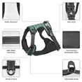 thumbnail image 6 of Lsque Old Green Wooden Dog Harness, No-Pull Pet Harness with 2 Leash Clips, Adjustable Soft Padded Dog Vest with Easy Control Handle for Large Dogs-X-Large, 6 of 9