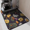 thumbnail image 2 of Halloween Horror Pumpkin Ghost Spider Web Dish Drying Mat Dish Drying Pad Non Slip Foldable Washable 18x24 Inch Inch Dish Drying Pad for Coffee Machine Dish Rack, 2 of 7