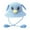 Blue, variant on Milageto Ear Moving Jumping Hat Casual Trendy Kids Sun Hat for Fancy Dress Trips Gift Blue
