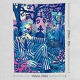 thumbnail image 2 of Beetlejuice Tapestry, Wall Hanging Decor for Bedroom Living Room Dorm, Home Decor Polyester Tapestries with Hanging Clips And Hooks, 60"x80", 2 of 9