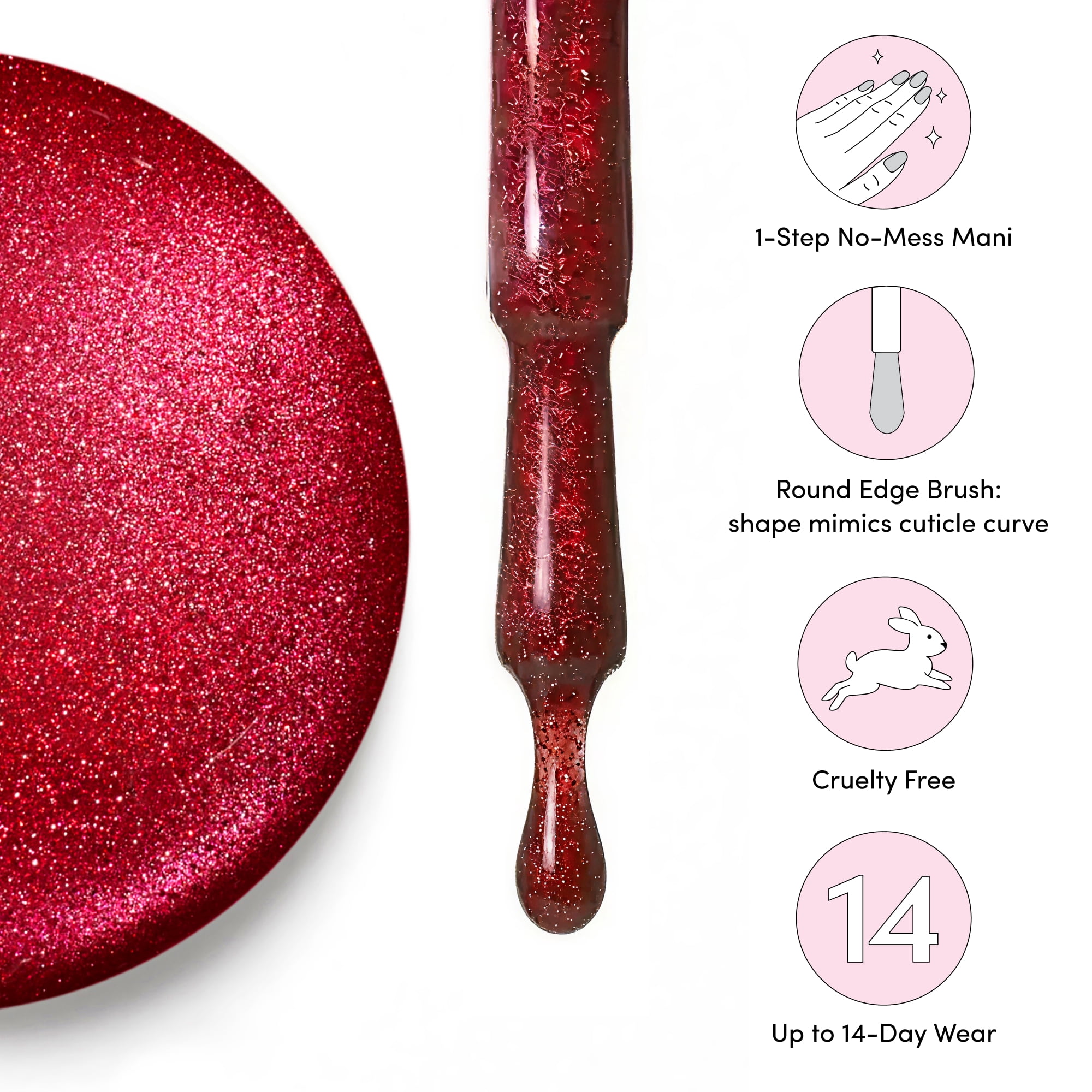 Dashing Diva One Gel Magnetic, Gel Nail Polish, Fury, 1 10ml / 0.33 fl oz