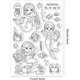 thumbnail image 5 of Sello transparente de silicona 1Sheet & Ocean Critters: Coral, Cangrejo, Pez Marino, Concha - 16 x 11 cm, 5 of 8
