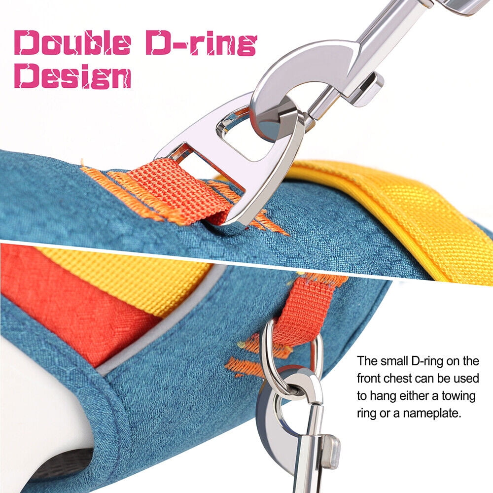 Didog Reflective Nylon Pet Dog Harness No Pull Soft Mesh Padded Vest with Handle S M L