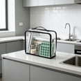 thumbnail image 6 of Tunhigl Clear Clothes Storage Bags, 15L Blanket Storage Containers with Heavy Duty Zipper, Foldable Moving Bags, Closet Organizers for Bedding, Clothing, Comforters, 6 of 6