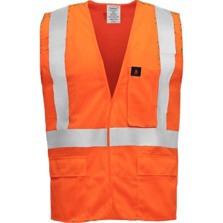 Ironwear 1284 Class 2 Flame-Retardant Safety Vest w/ 2” Reflective Tape